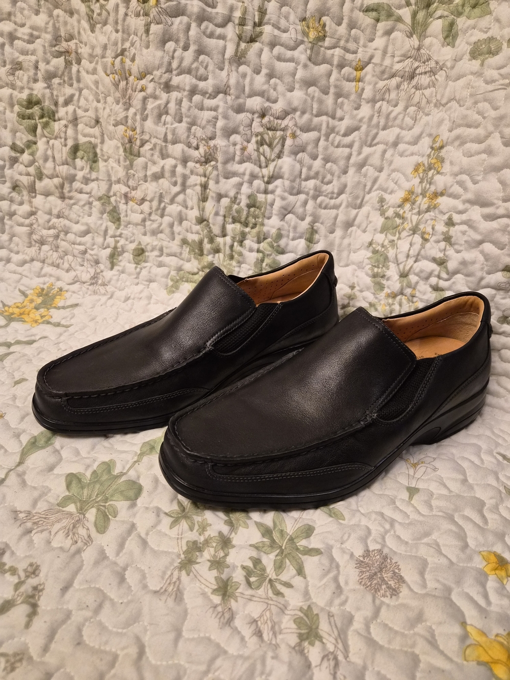 Sperry Top Sider Gold Cup Black Slip-On Leather Loafers